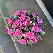 Pretty Pink Rose Hat Box