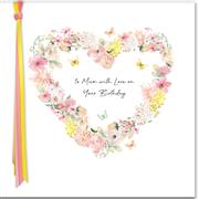 Deluxe happy birthday mum card